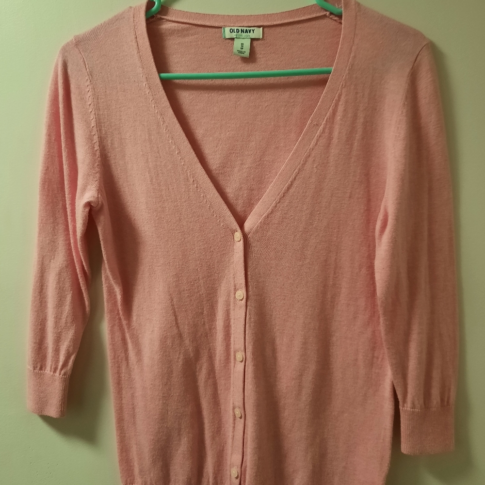Light pink old navy dress sweater